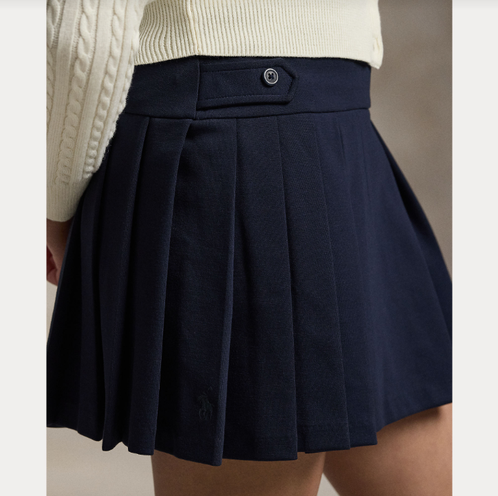 Pleated Ponte Skort
