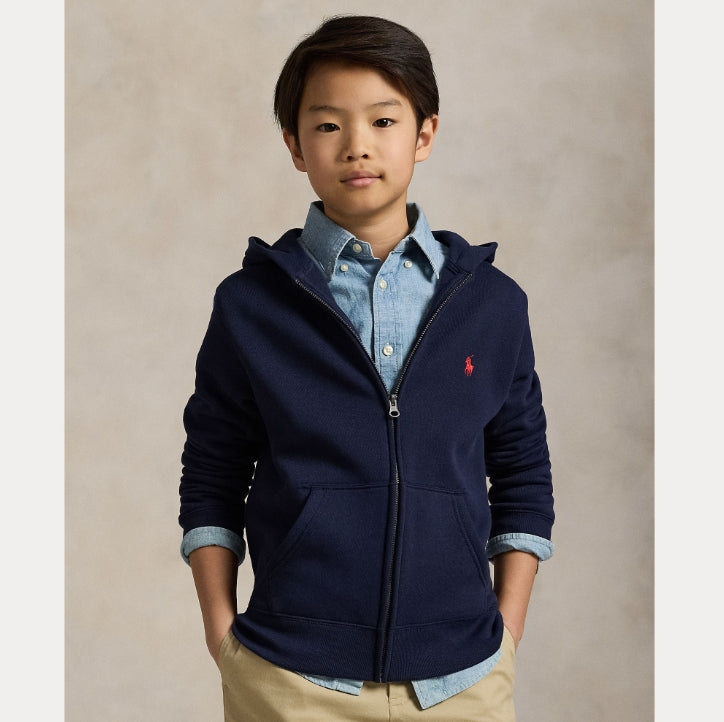 Fleece full-zip hoodie