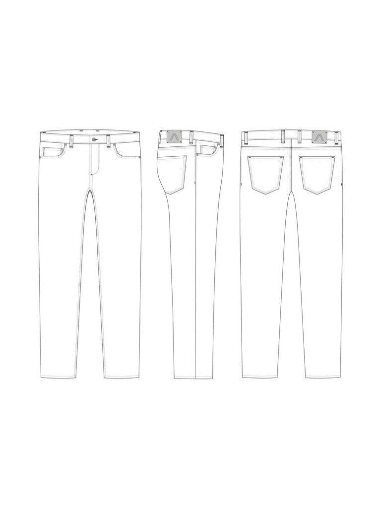 Slim Substainable Denim-Jeans-Alberto-Aandahls