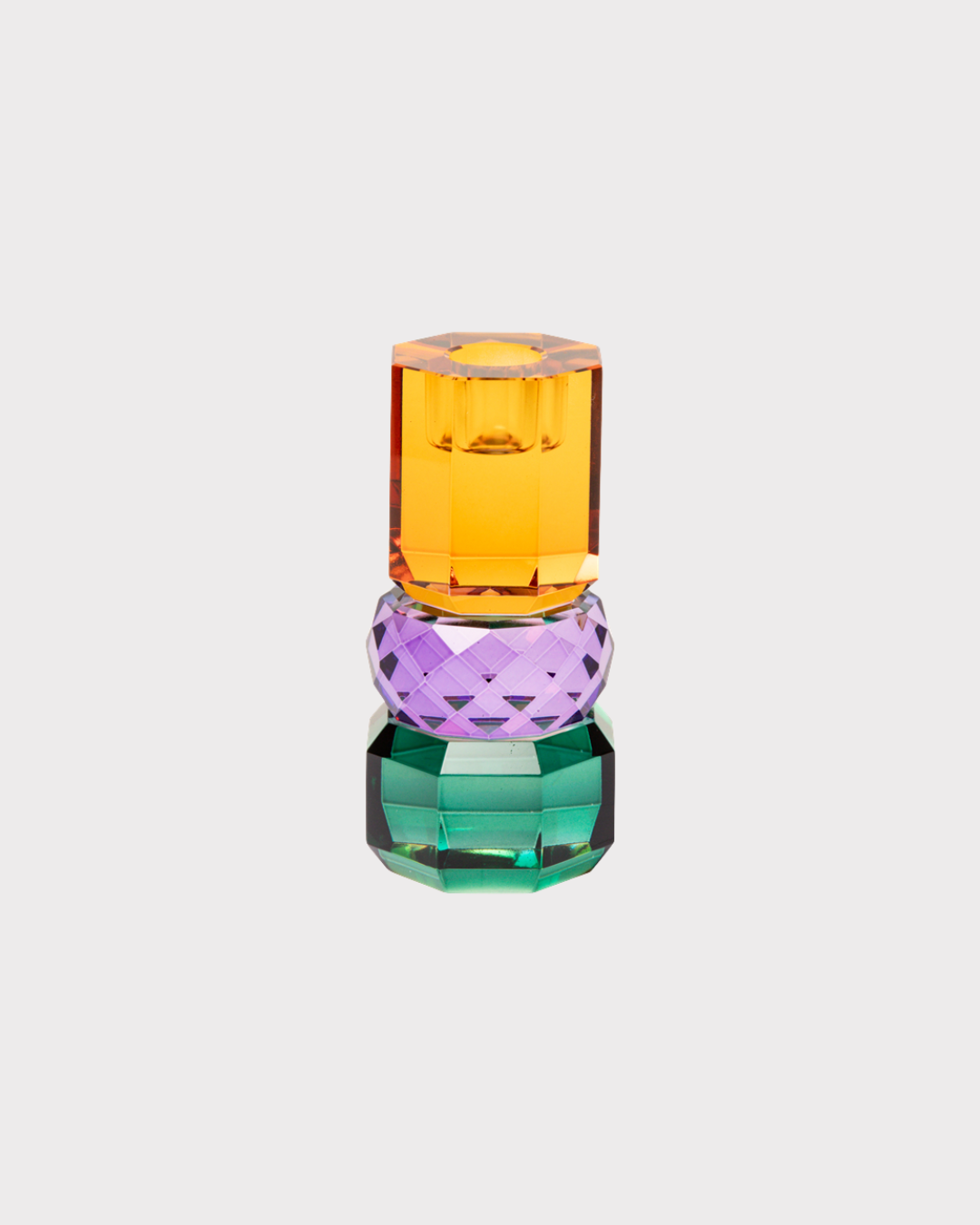 krystall stake, petrol/violet/rav
