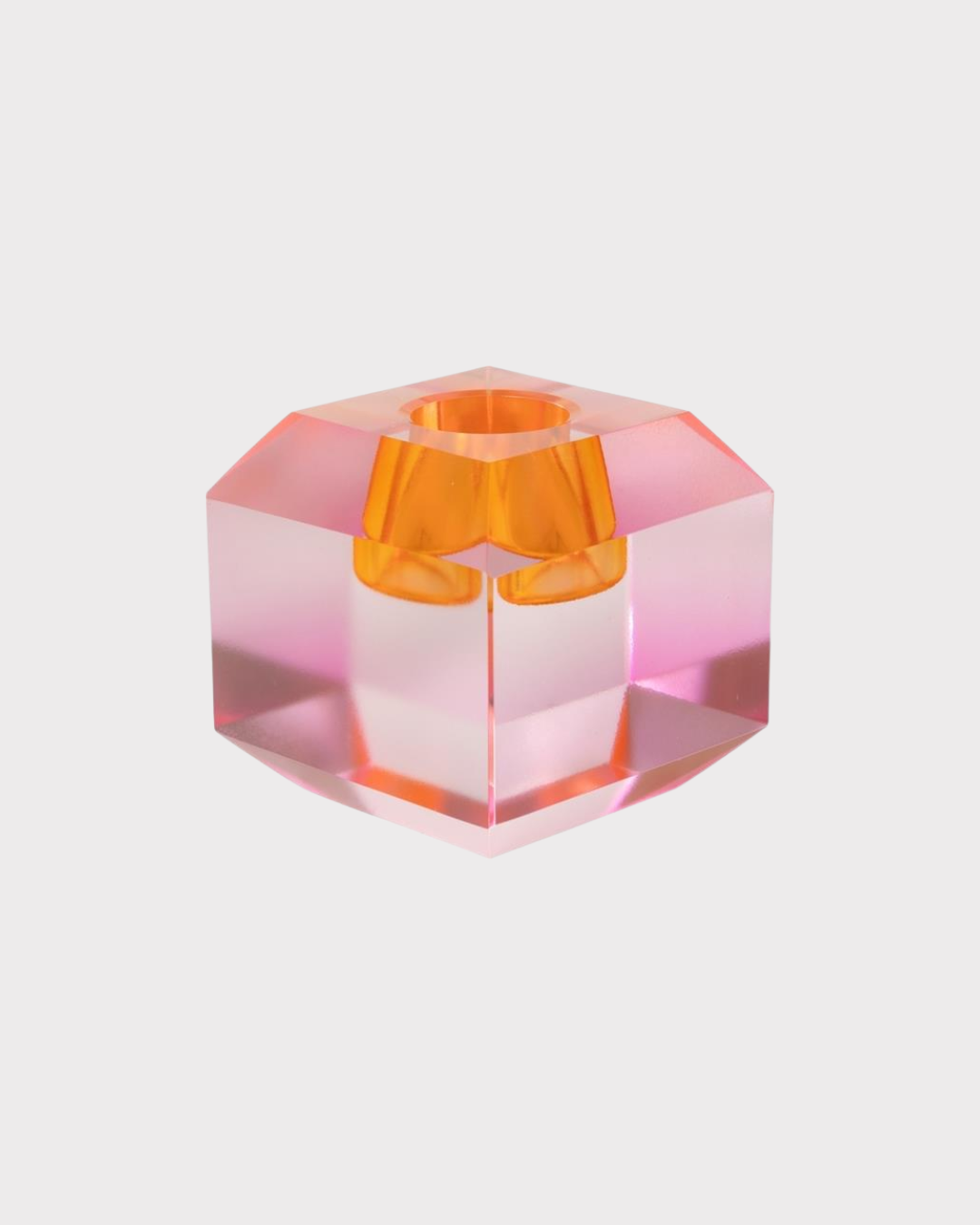 krystall stake, rosa/ombre