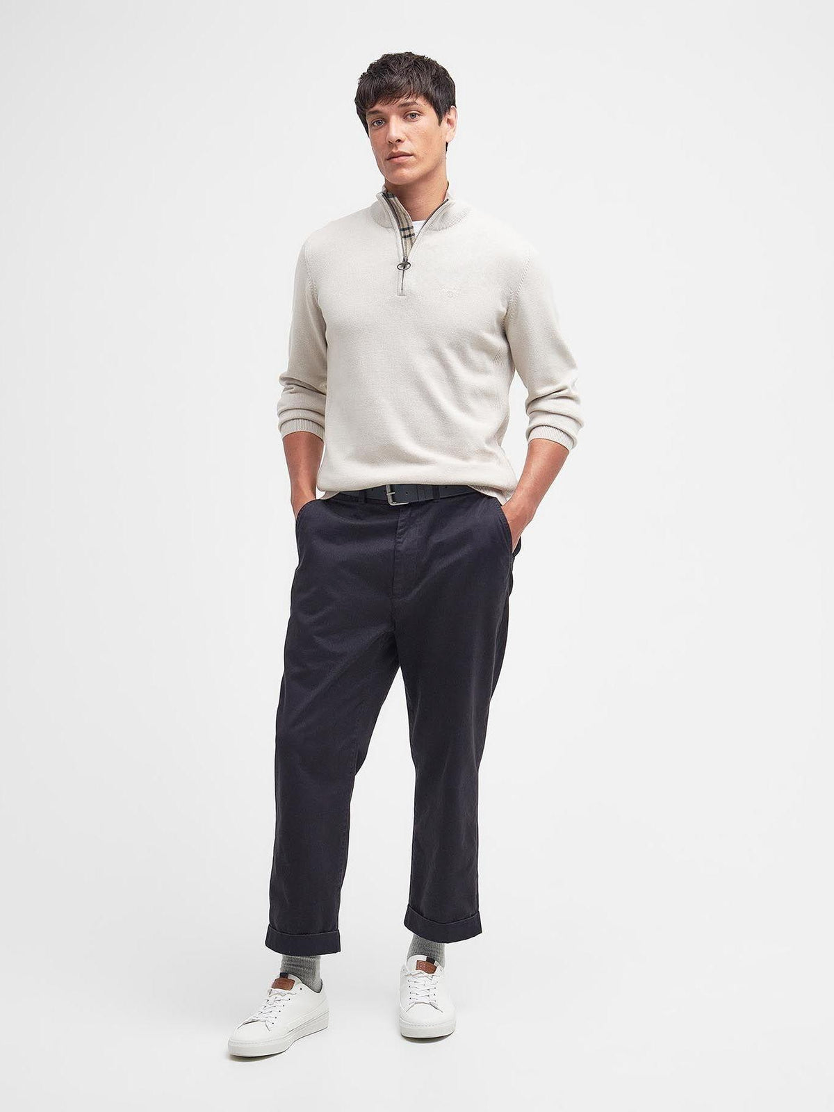 Barbour Cotton Halfzip-Genser-Barbour-Aandahls