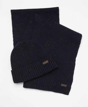 Carlton Fleck Beanie & Scarf-Tilbehør-Barbour-Aandahls