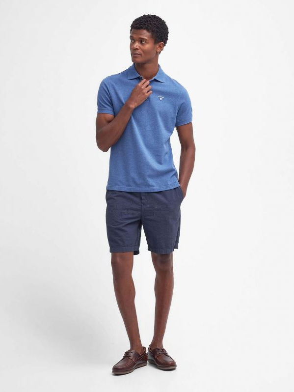 Tartan Pique Polo-T-shirt-Barbour-Aandahls