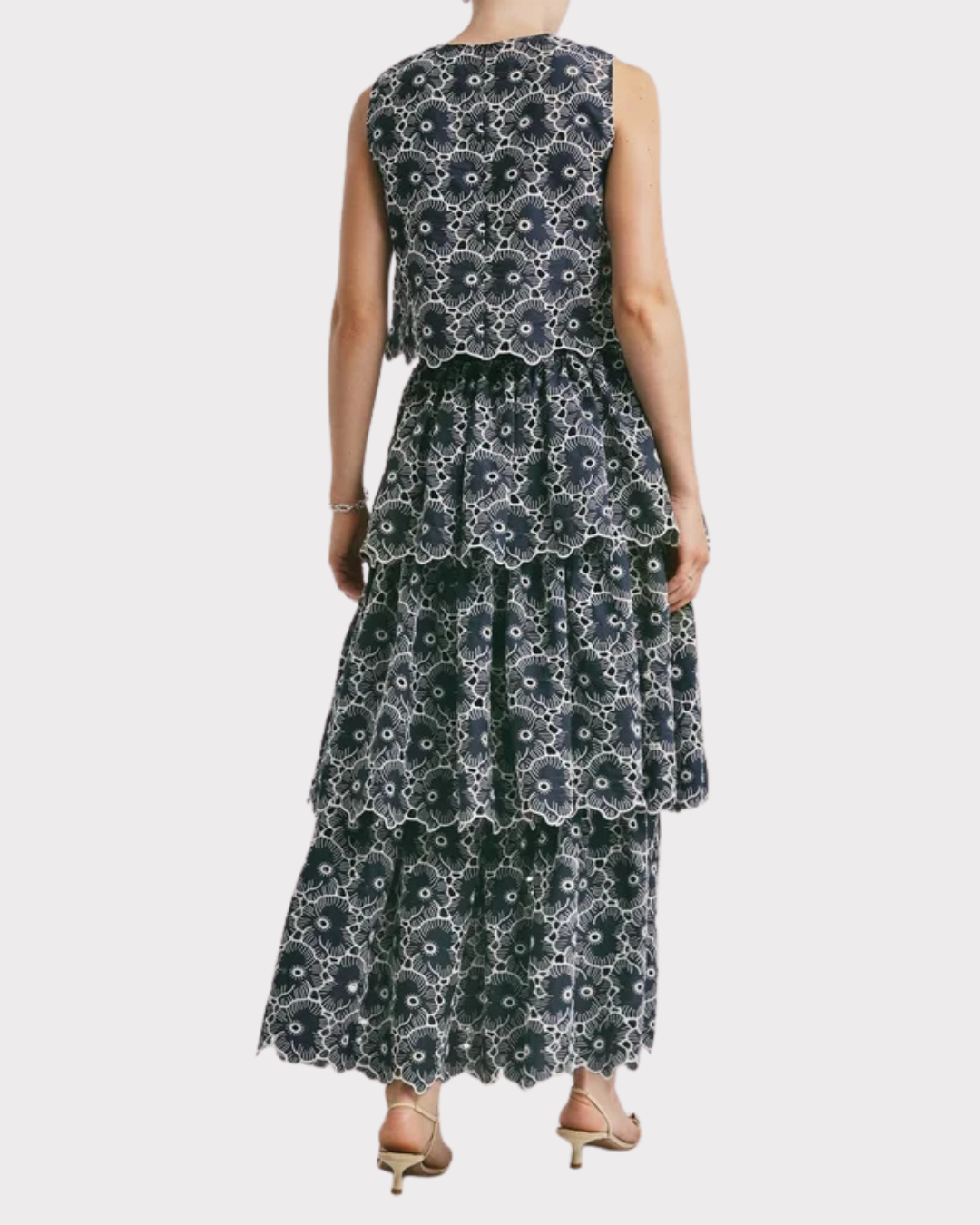 Broderie Anglaise Skirt-Skjørt-ByTimo-Aandahls