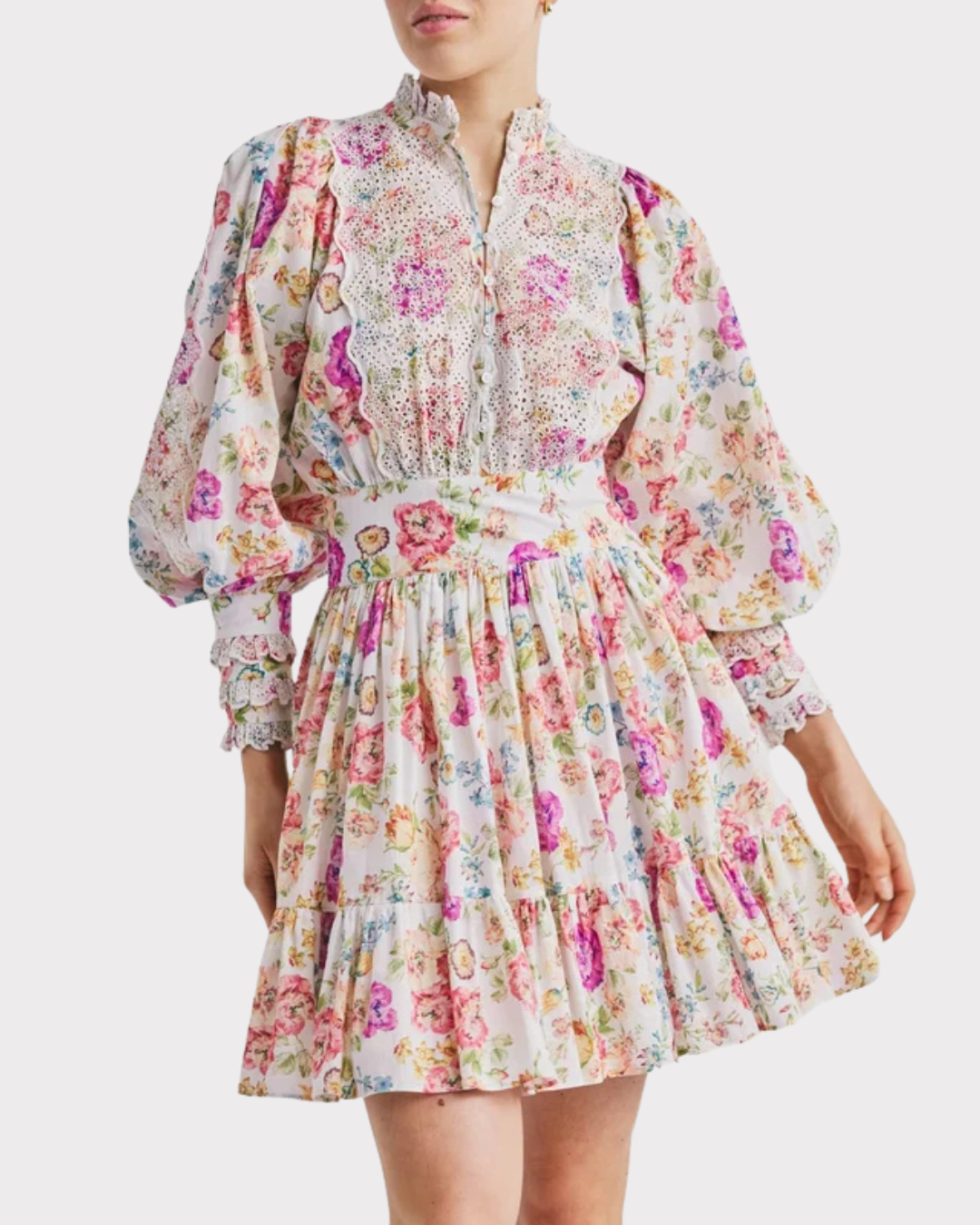 Cotton Slub Mini Dress
