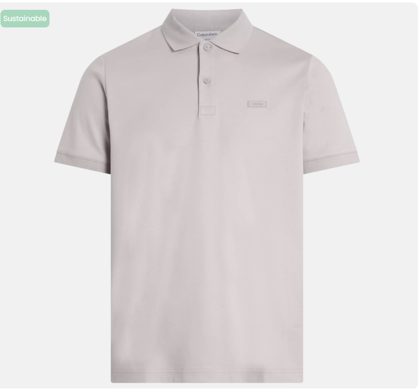 Smooth Cotton Slim Polo-T-shirt-Calvin Klein-Aandahls