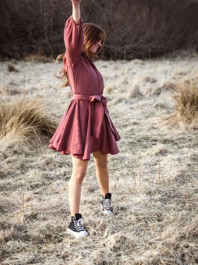 Bon Weekend Dress Linen-Kjole-Confettibird-Aandahls