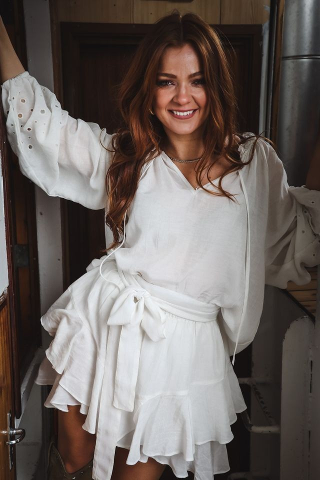 Breezy Blouse Linen-Bluser-Confettibird-Aandahls