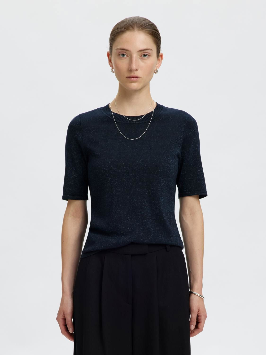 Slwlura 2/4 Knit O-Neck