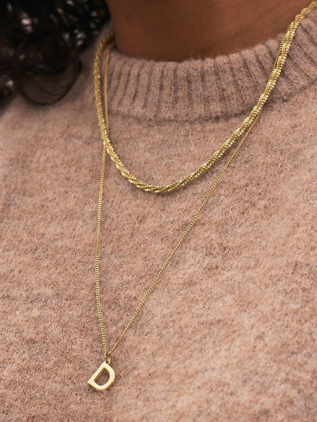 Charmentity Chain Curb 60 Cm Gold