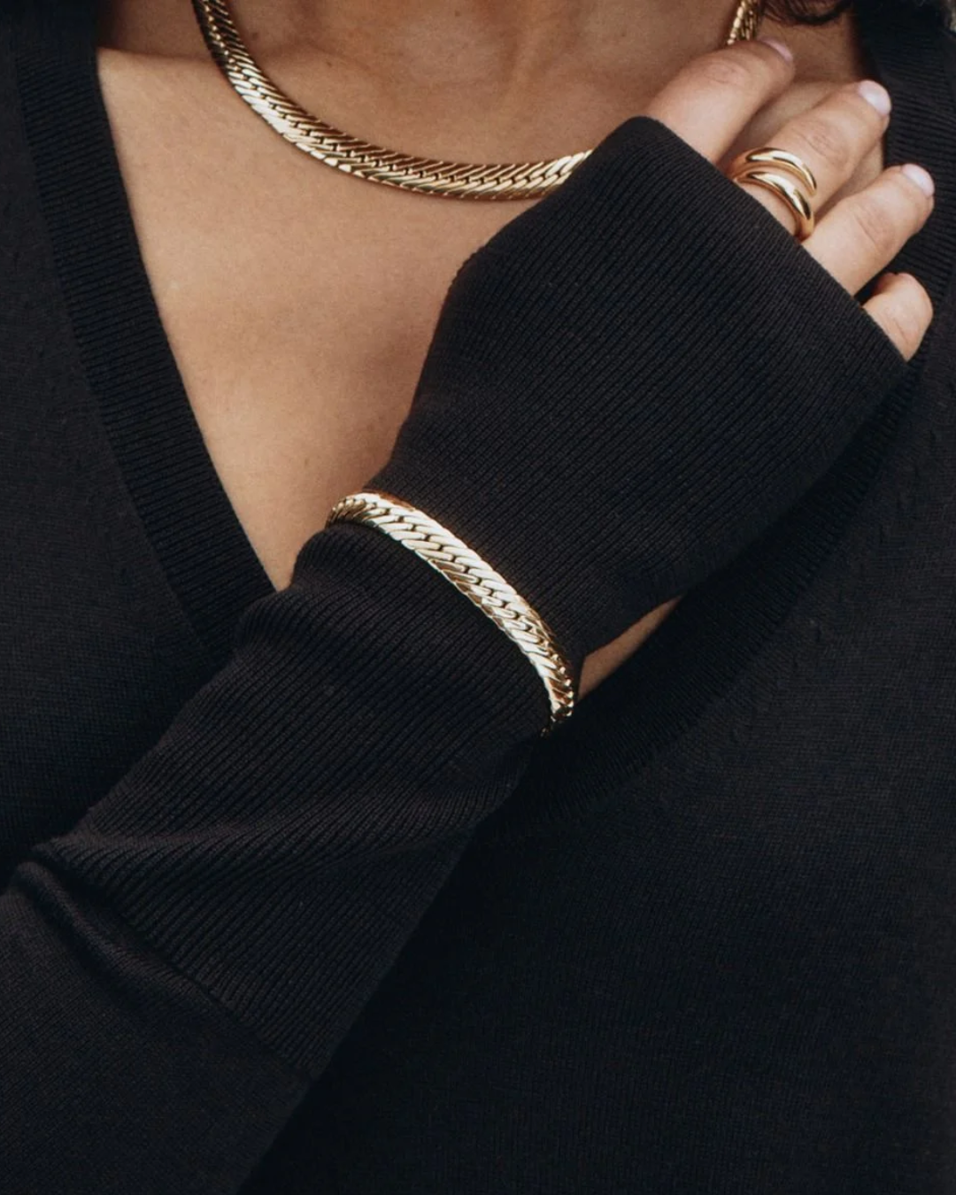 Hera Chain Bracelet Gold-Smykke-Edblad-Aandahls