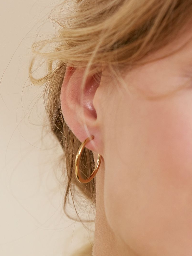 Hoops earrings medium