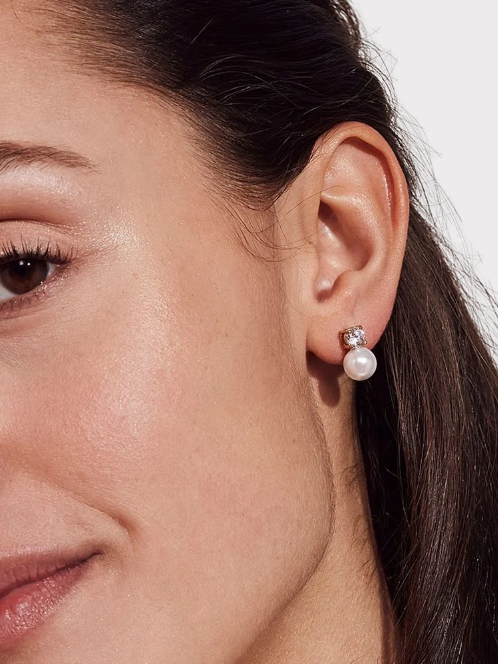 Luna Studs L Gold