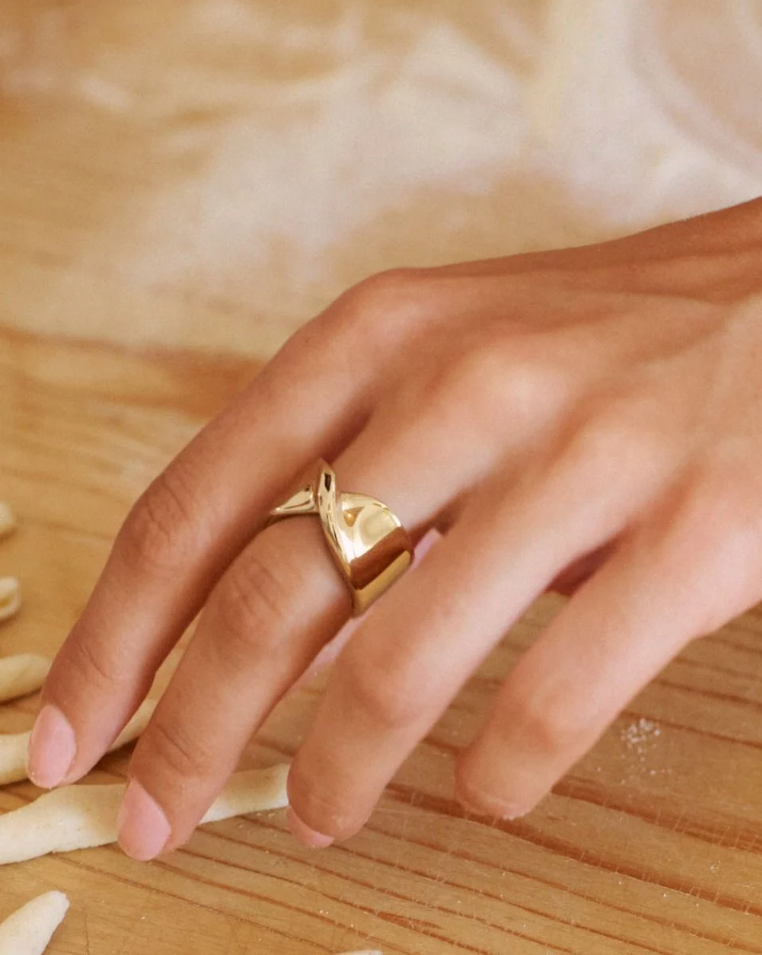 Nuvole Ring Gold-Smykke-Edblad-Aandahls