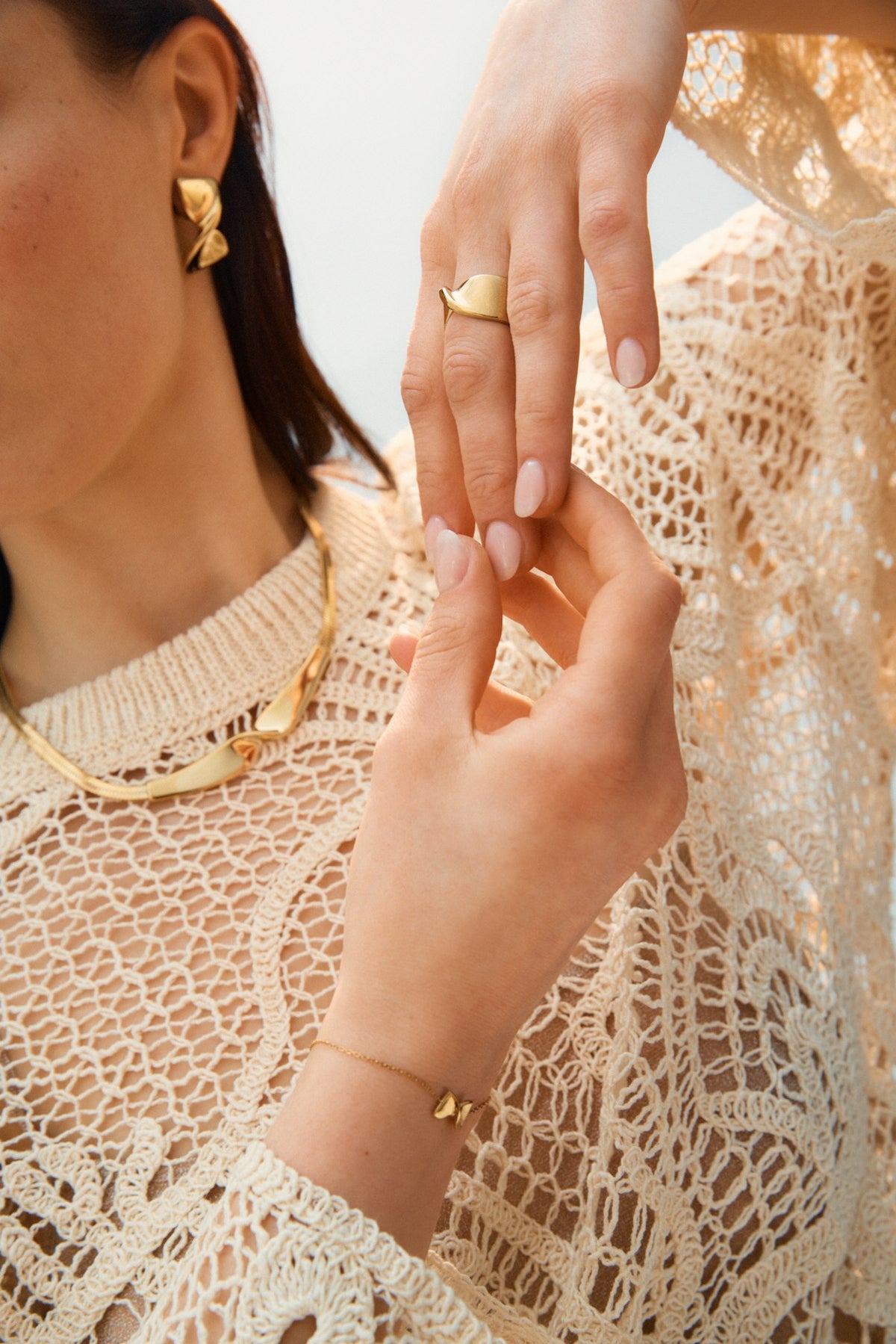 Nuvole Ring Gold-Smykke-Edblad-Aandahls