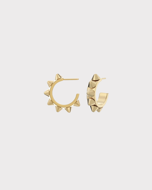 Peak Creole earrings small