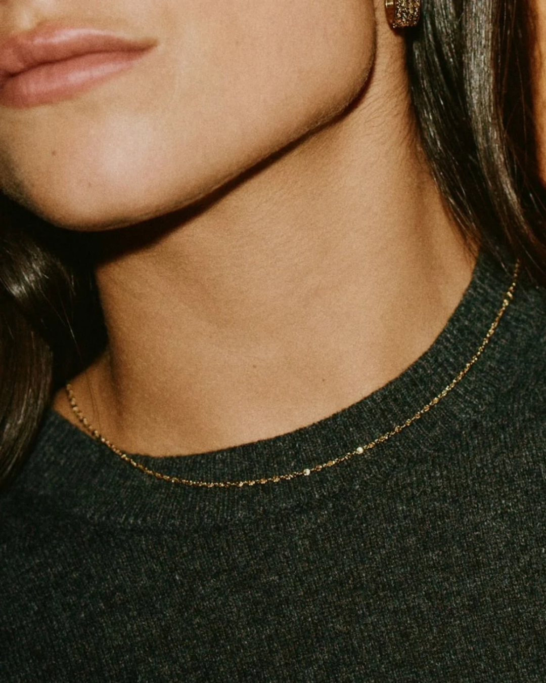 Rays Necklace Gold-Smykke-Edblad-Aandahls