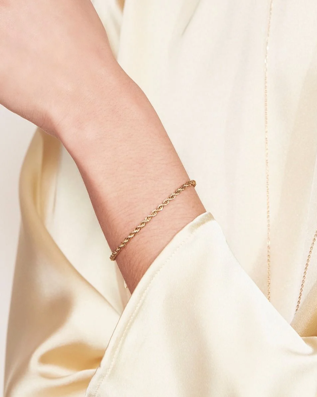 Rope Chain Bracelet Gold