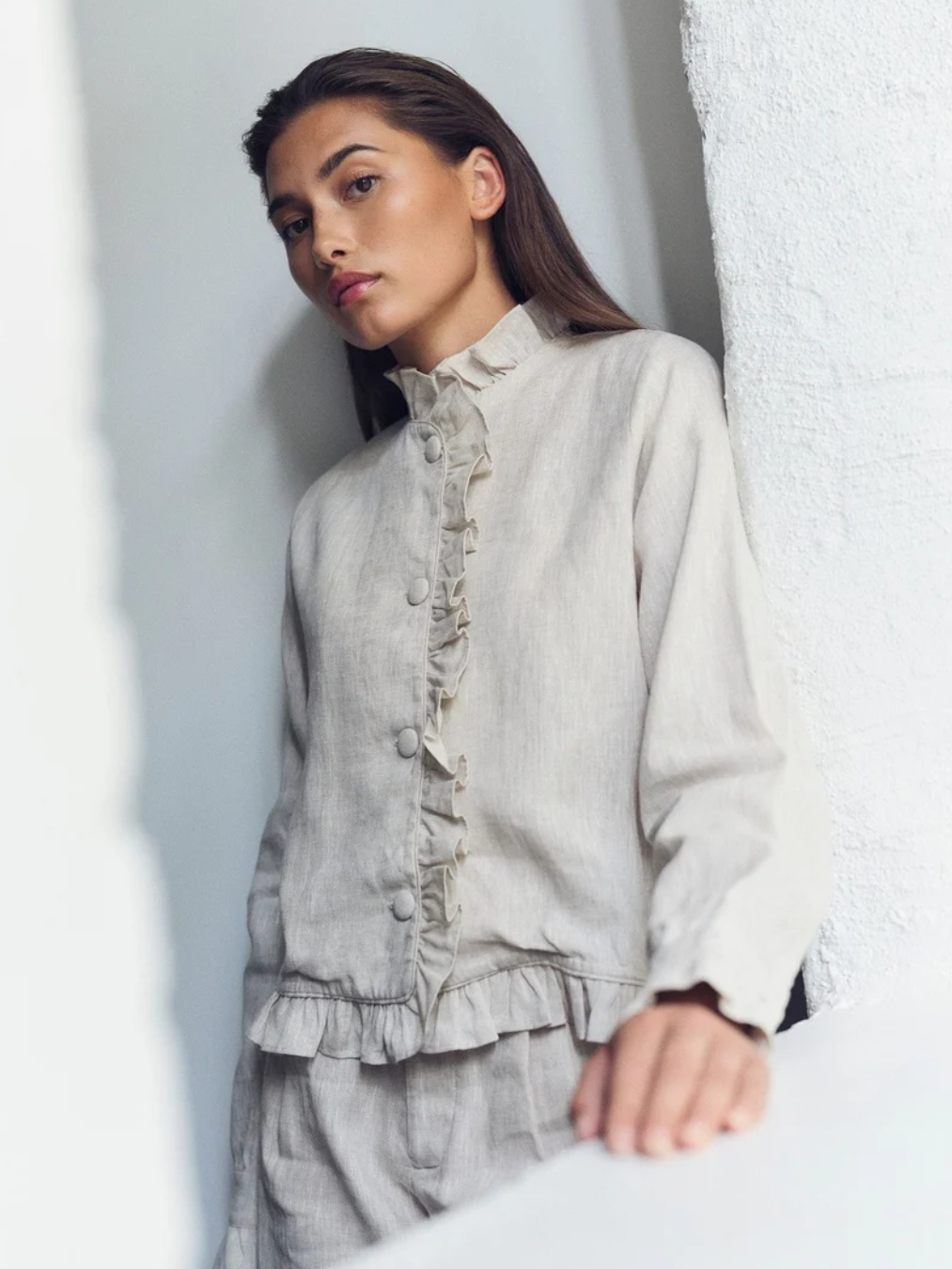 Betty Linen Jacket-Overdel-Ella&il-Aandahls