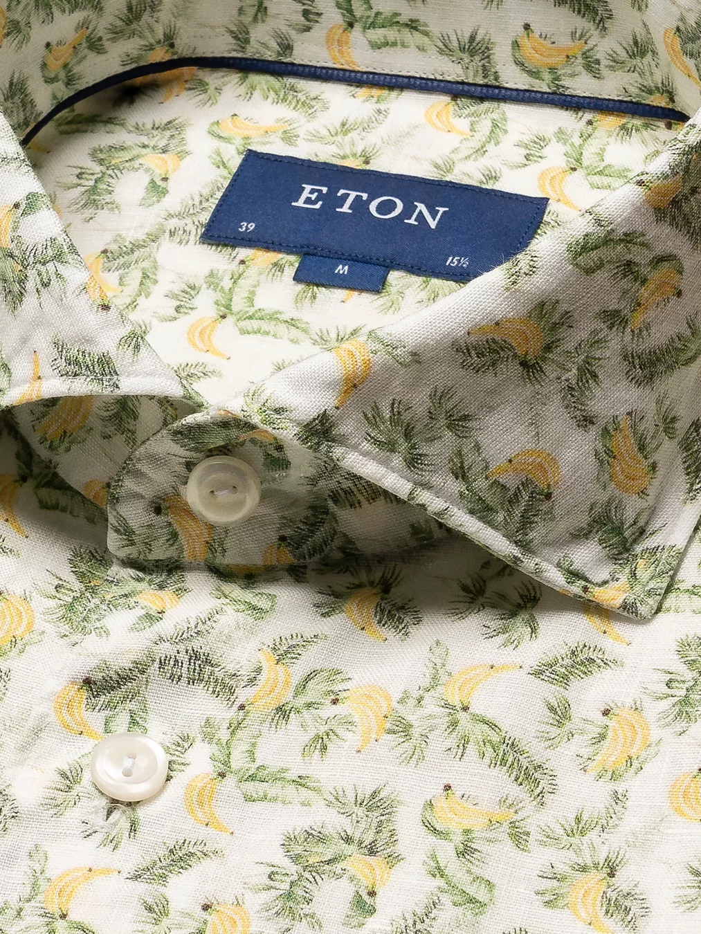 Banana linen shirt-Skjorte-Eton Shirt-Aandahls