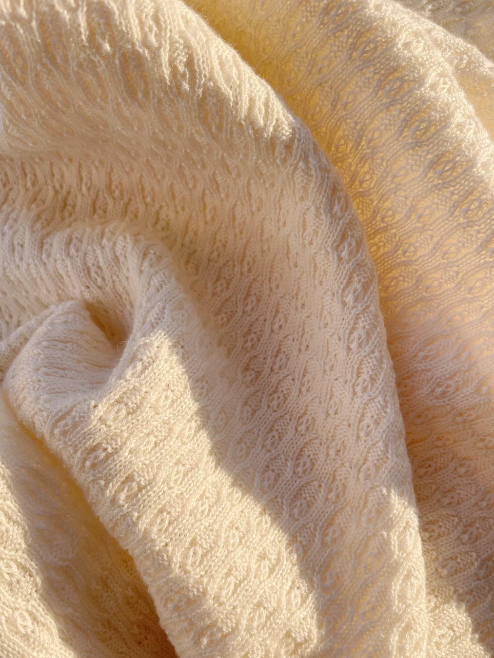 Venti Pointelle Blanket Gots-Tekstil-Fanga Fontana-Aandahls