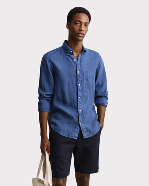 Reg Gmnt Dyed Linen Shirt