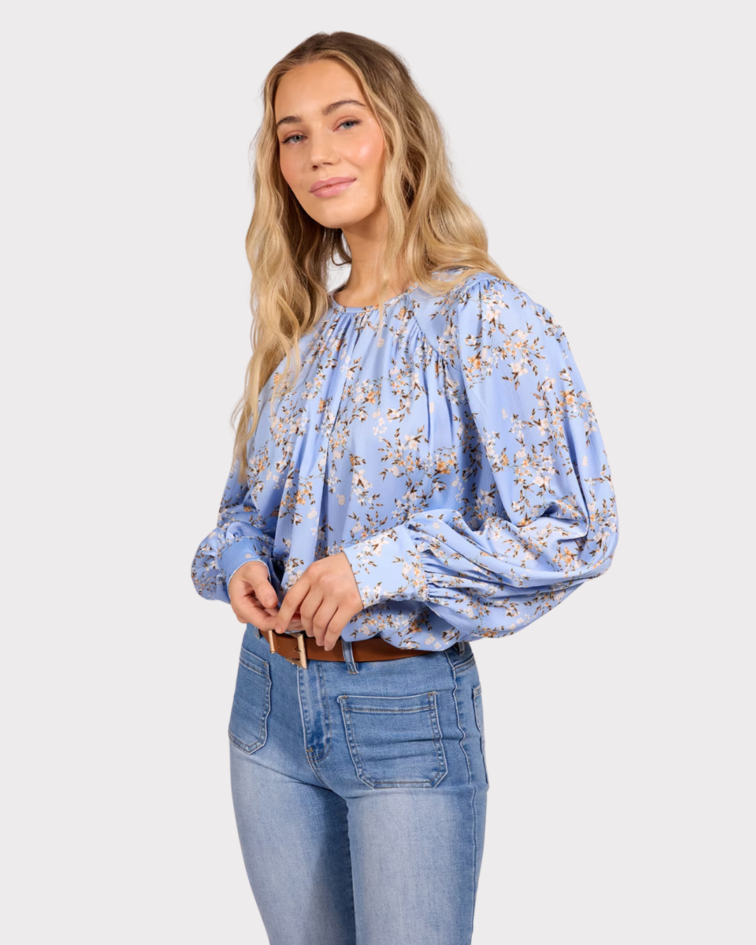 Ebba Linum-BLUSE-Floyd-Aandahls