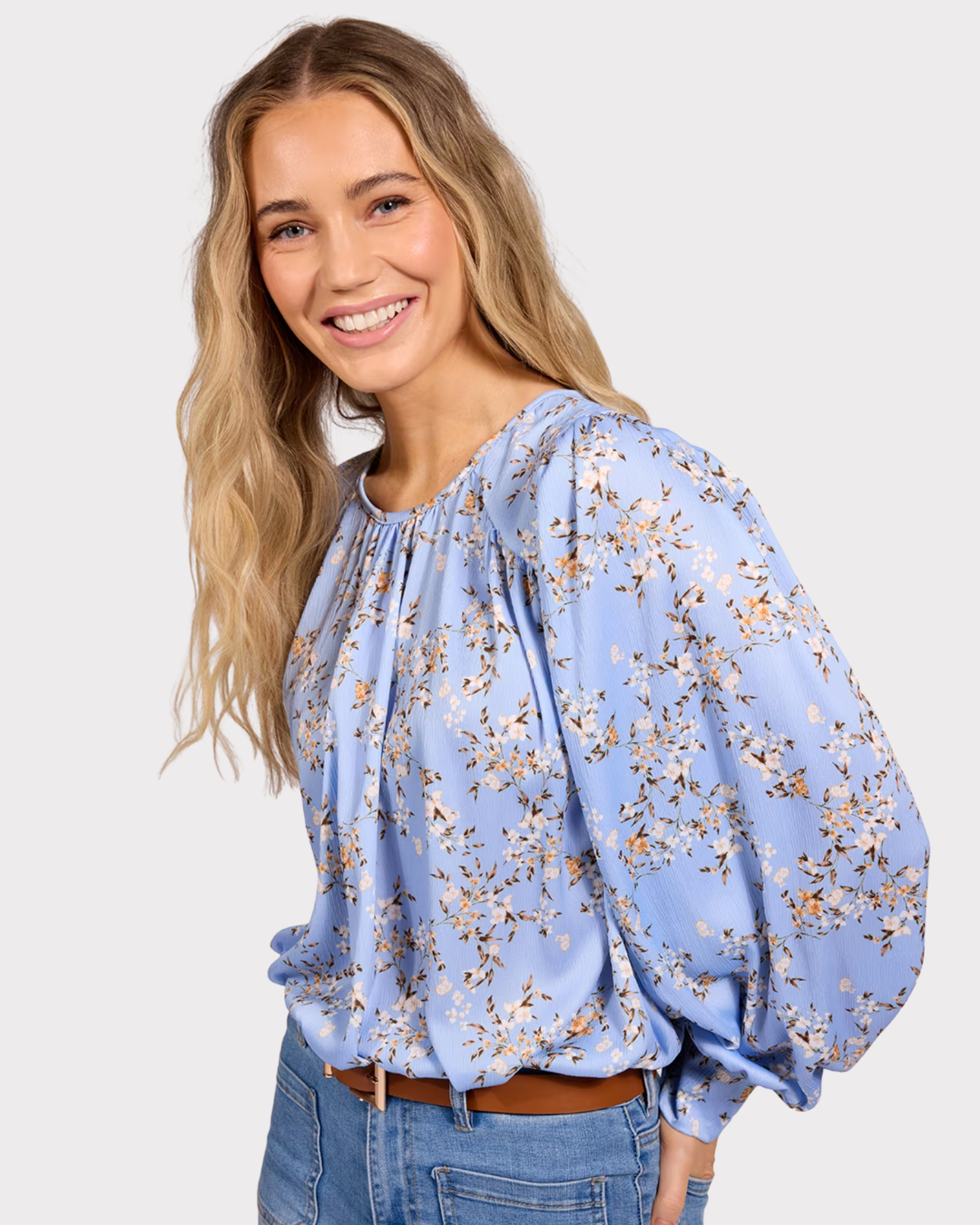 Ebba Linum-BLUSE-Floyd-Aandahls