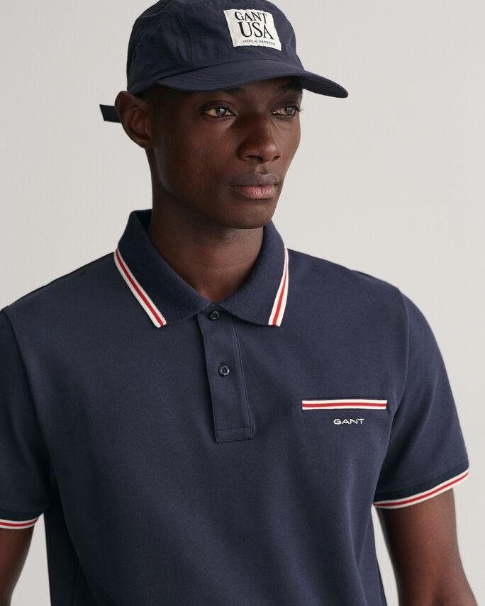 3-COL TIPPING SOLID SS PIQUE-Sweat-Gant-Aandahls