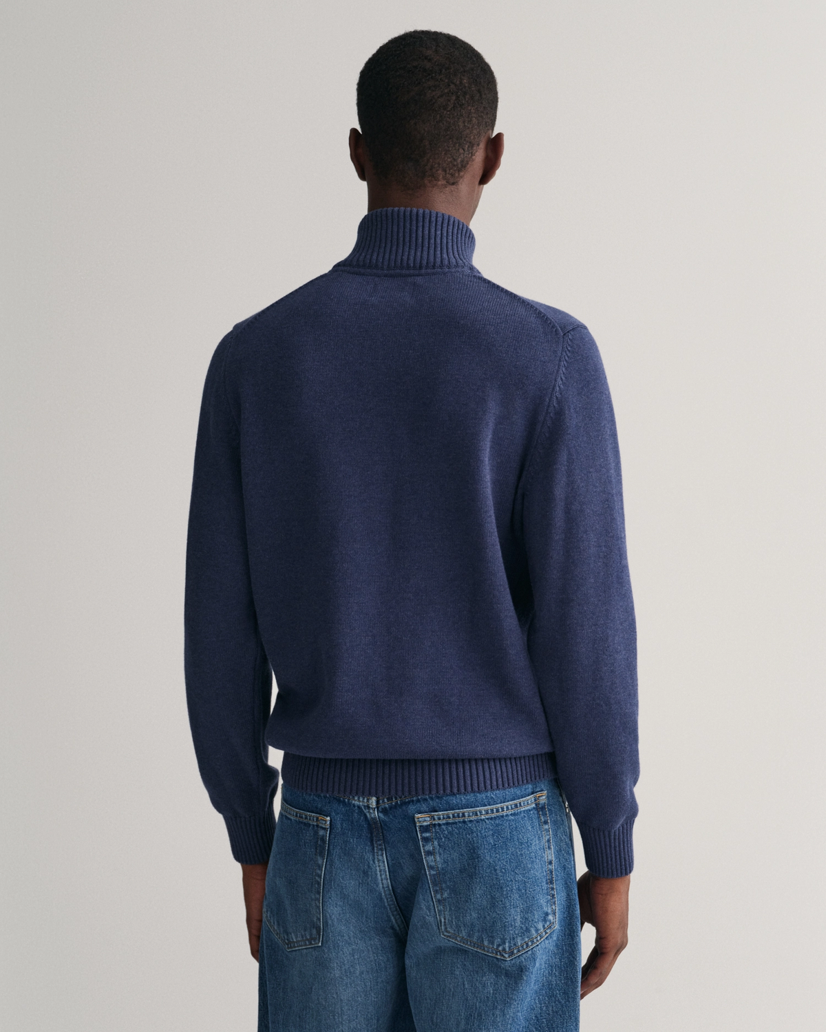 casual cotton halfzip-Genser-Gant-Aandahls