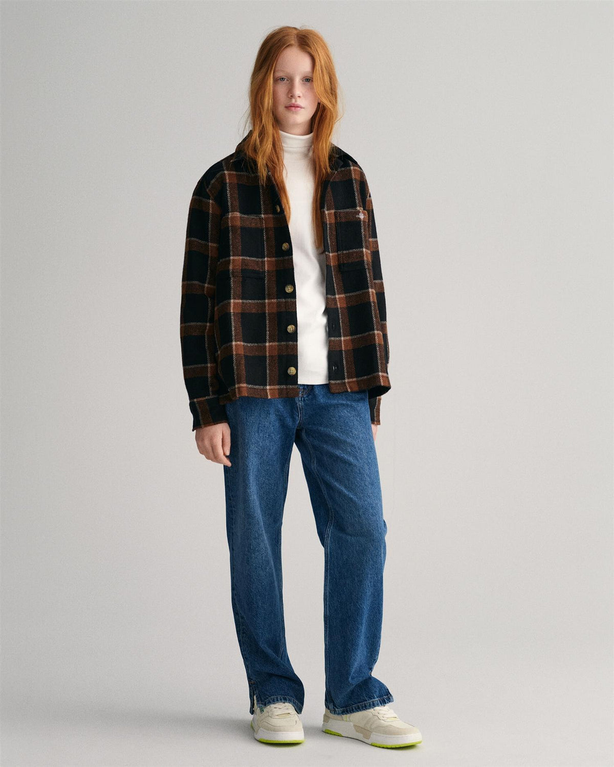 Checked shield overshirt-Jakke-Gant-Aandahls