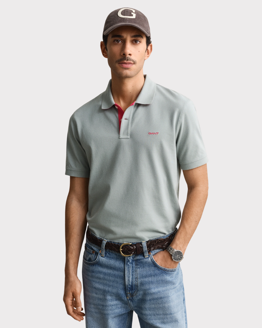 Contrast Polo Shirt