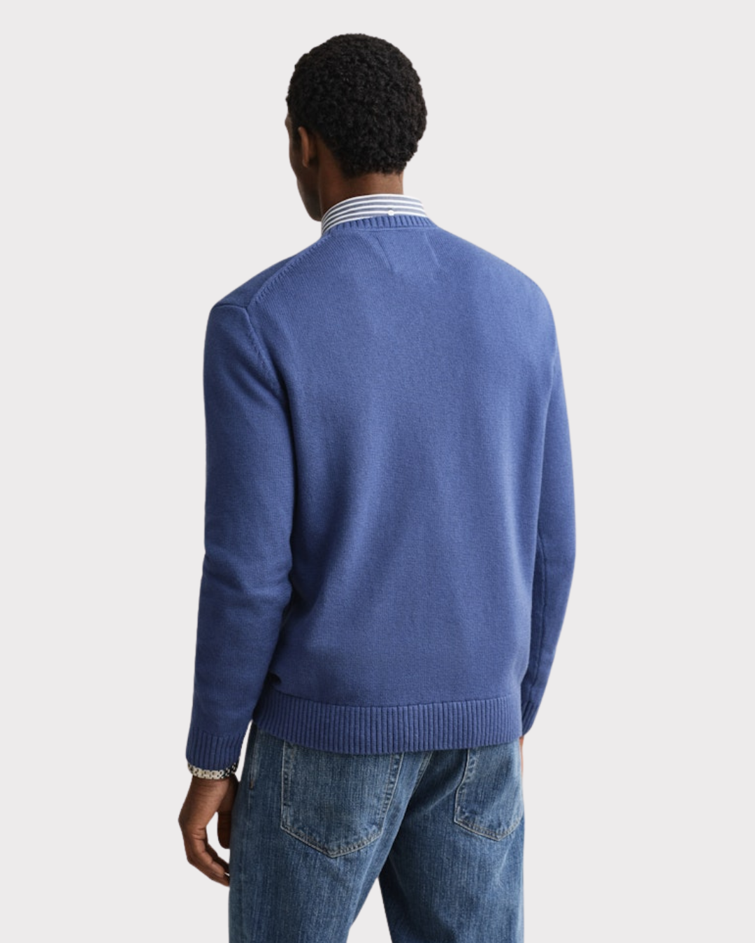 Cotton Blend Crew Neck