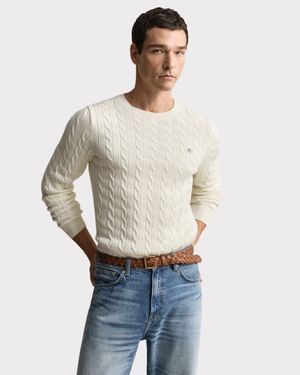 Cotton Cable C-Neck