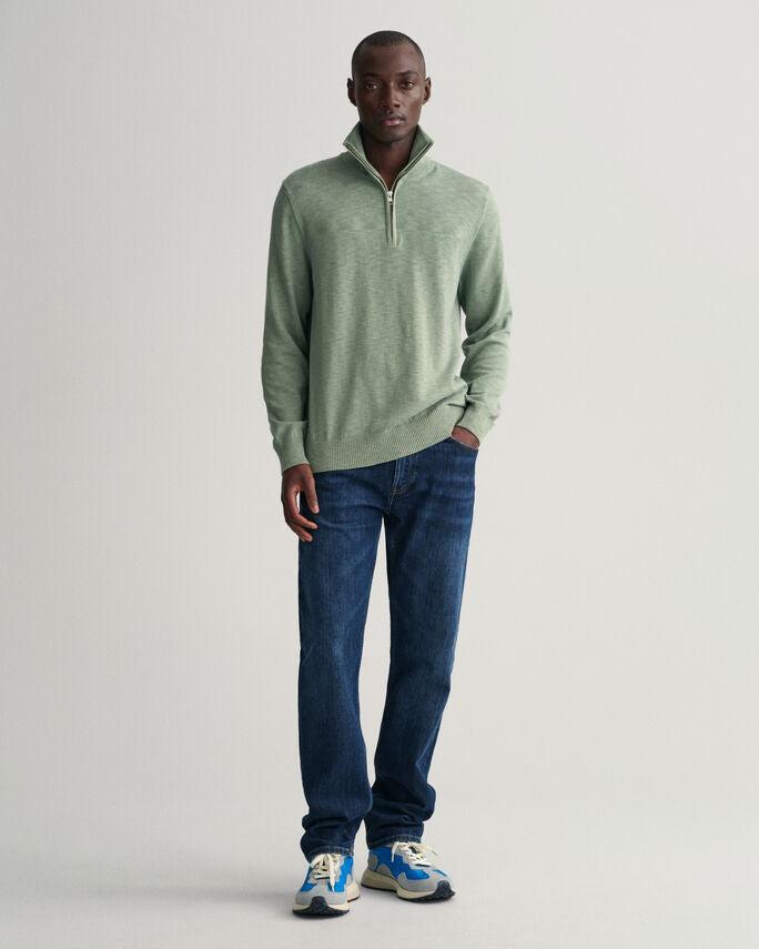 COTTON FLAMME HALFZIP-Strikk-Gant-Aandahls