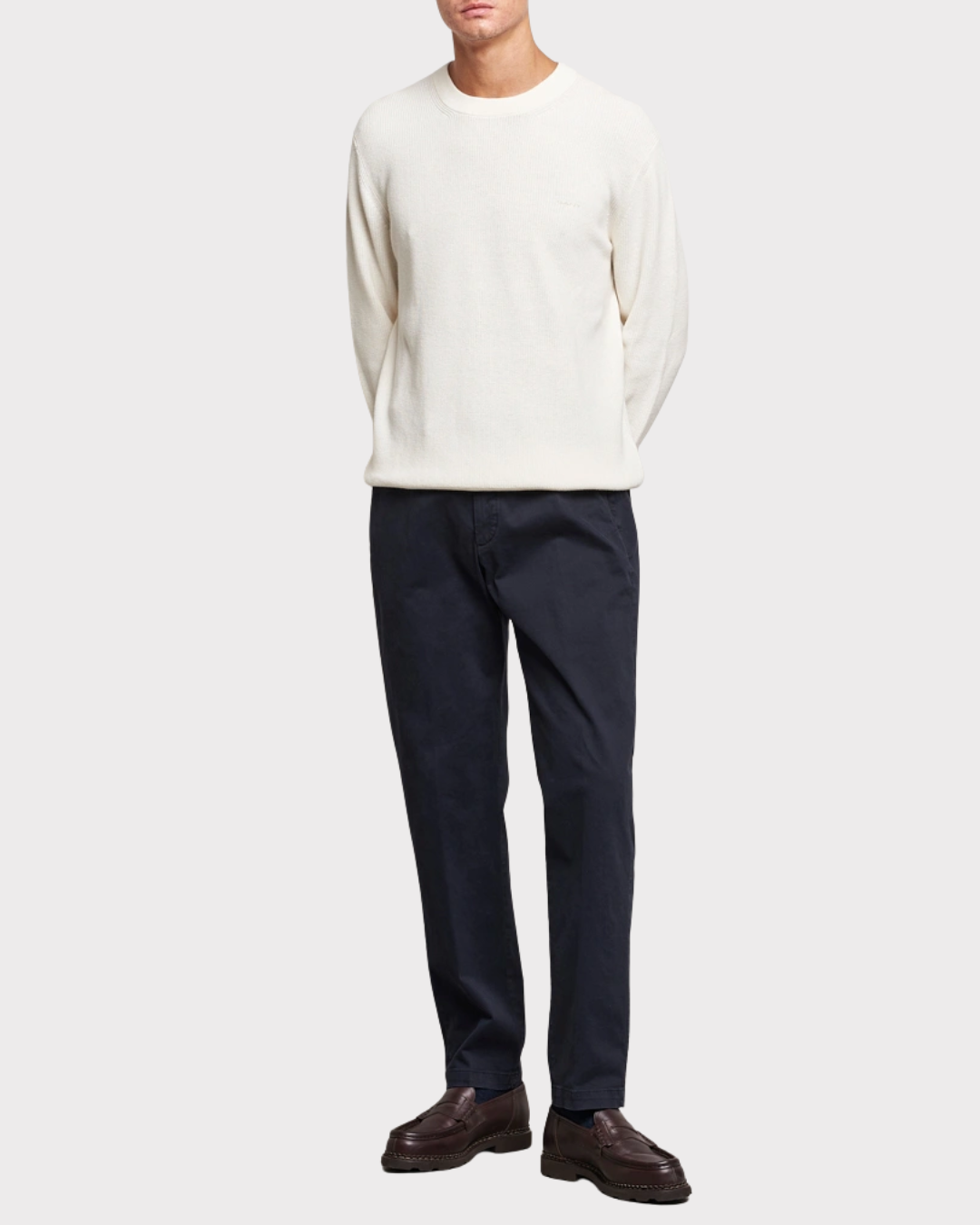 Cotton Wool rib c-neck-Genser-Gant-Aandahls