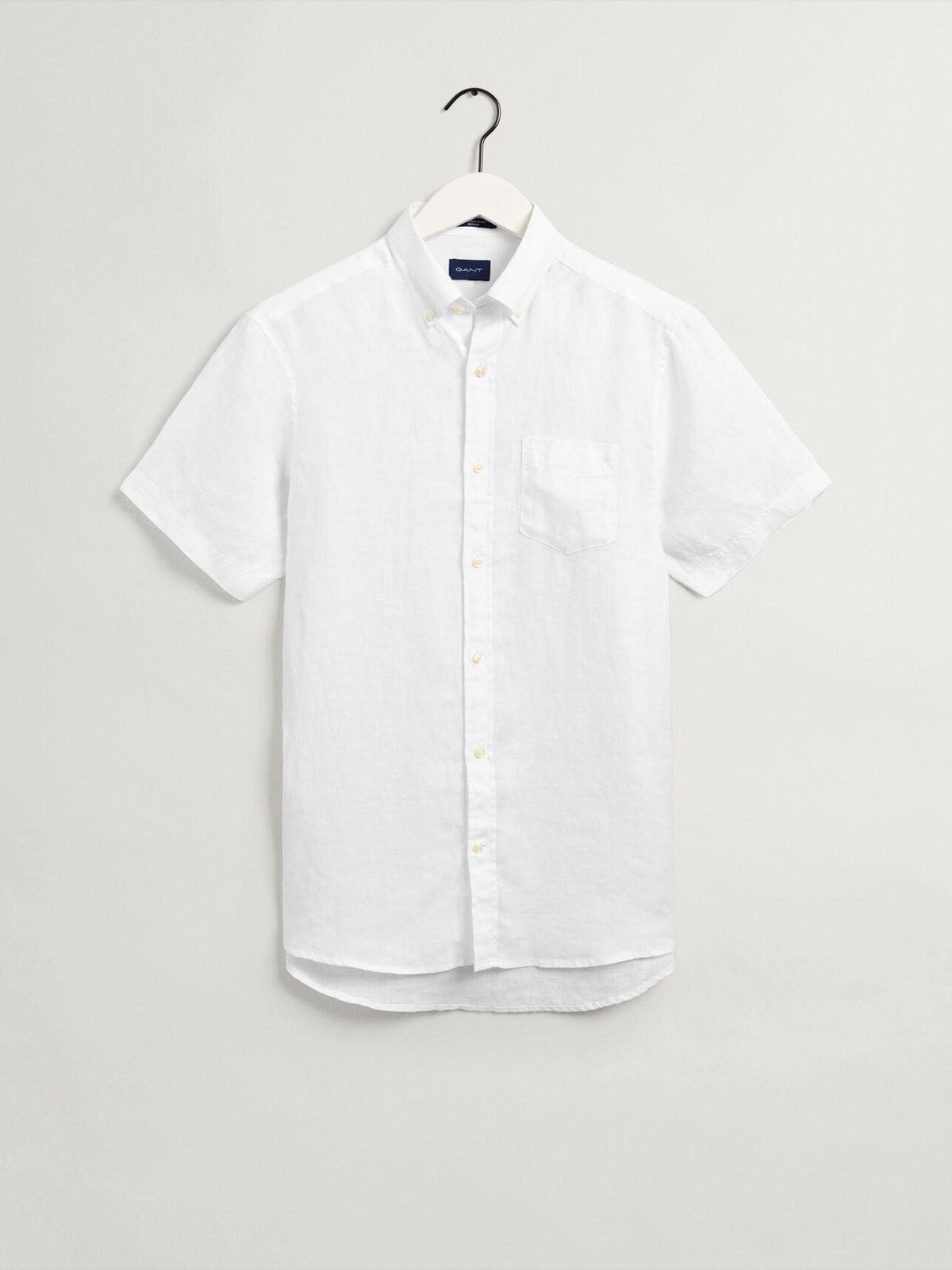D2. REG LINEN SHIRT SS BD-Skjorter-Gant-Aandahls