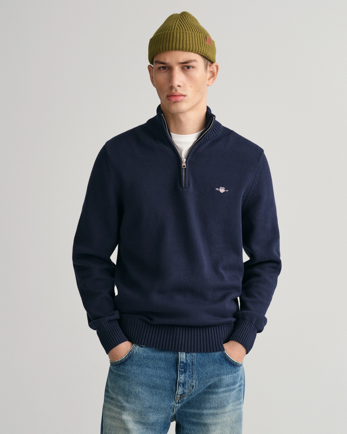 Bomullsgenser Med Half-Zip