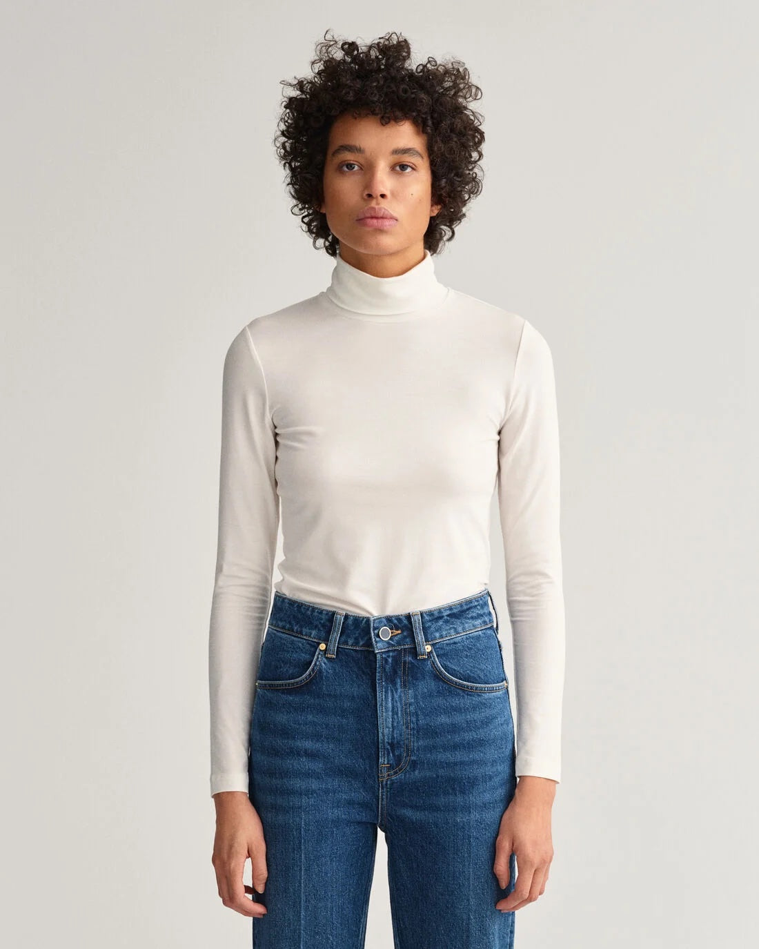 Jersey ls turtleneck