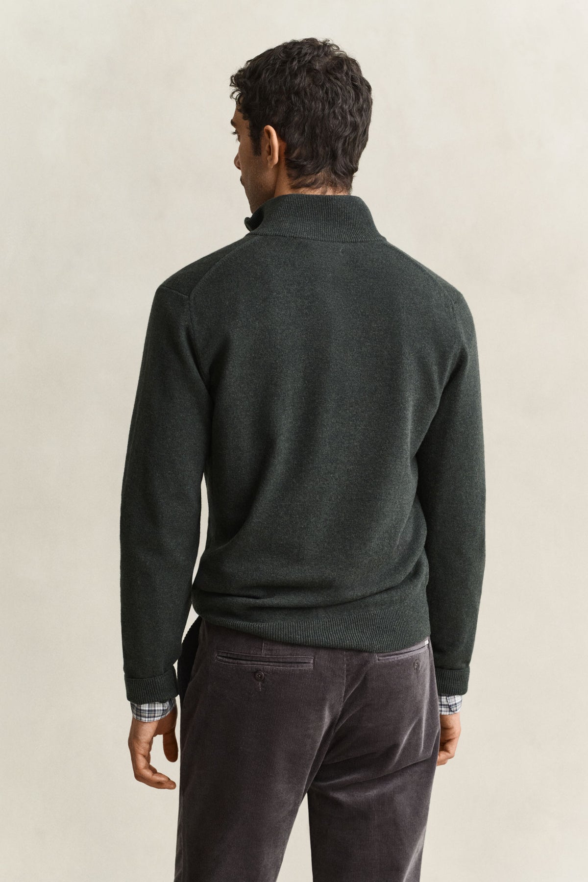 Lammeull Genser Med Half-Zip