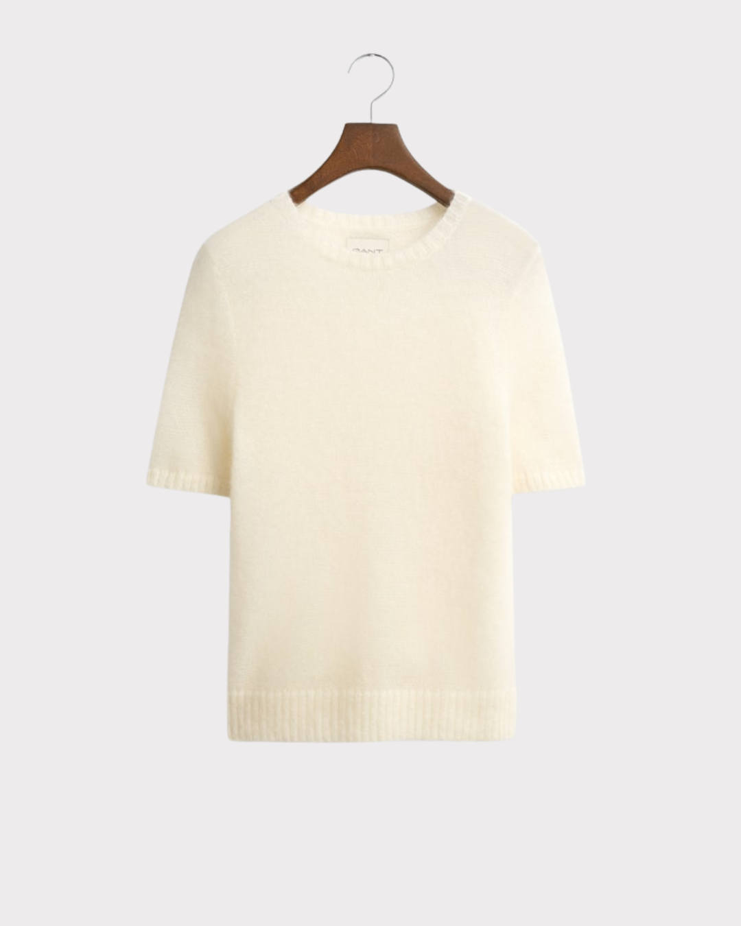 Mohair Blend Ss C-Neck-Genser-Gant-Aandahls