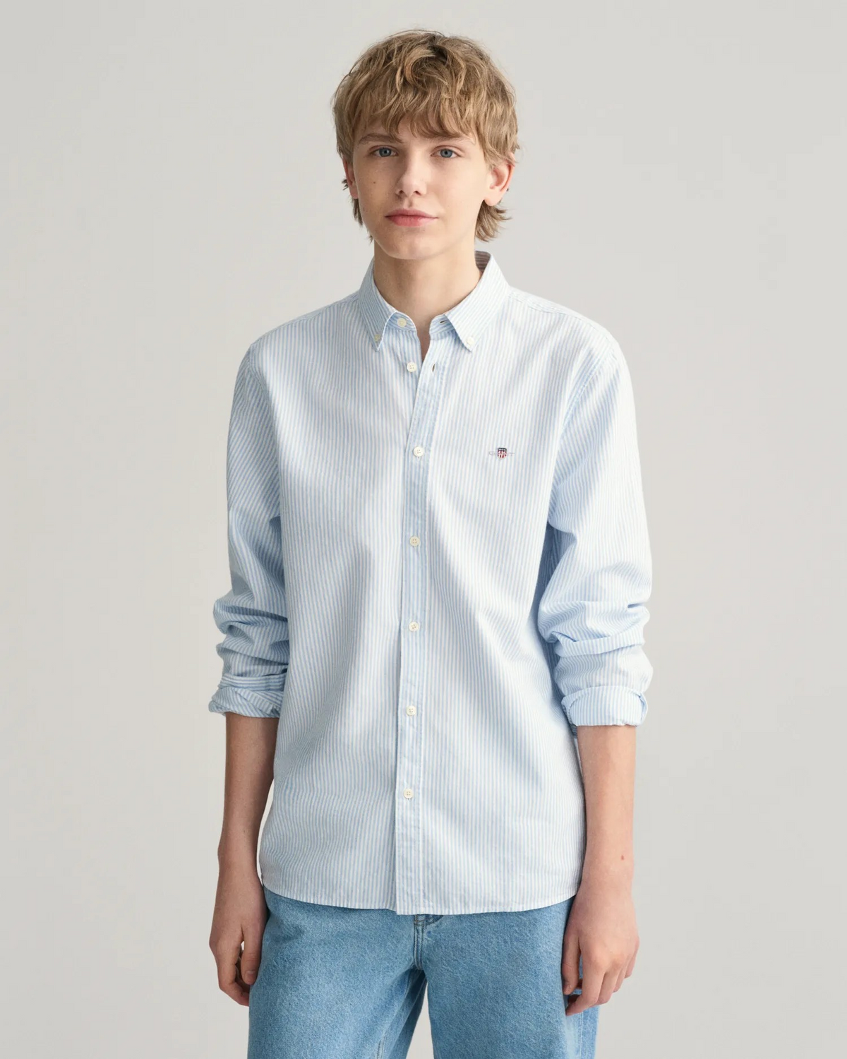 Oxford stripe shirt-Skjorte-Gant-Aandahls