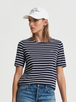 Reg Breton C-neck ss T-shirt-T-shirt-Gant-Aandahls
