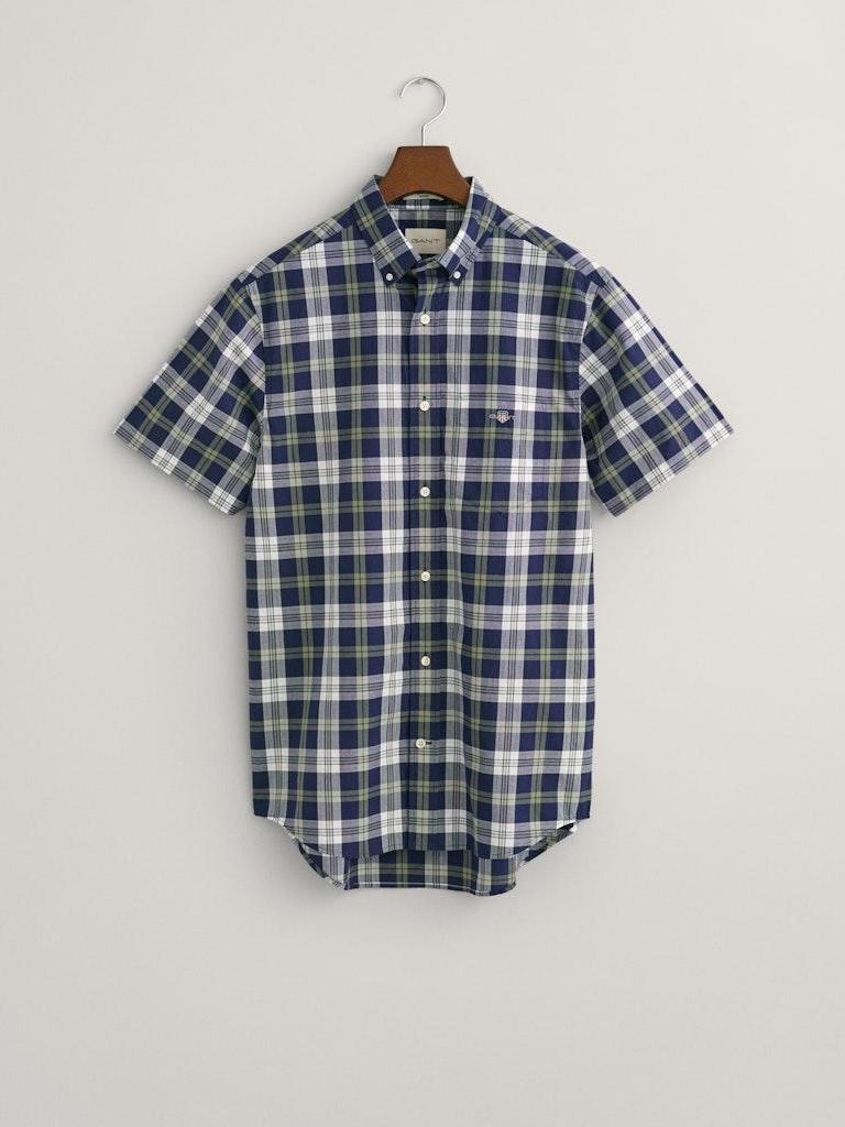 Reg classic Poplin check-Skjorte-Gant-Aandahls