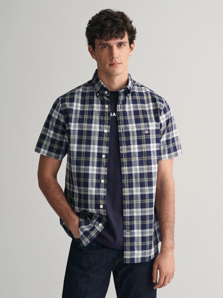 Reg classic Poplin check-Skjorte-Gant-Aandahls