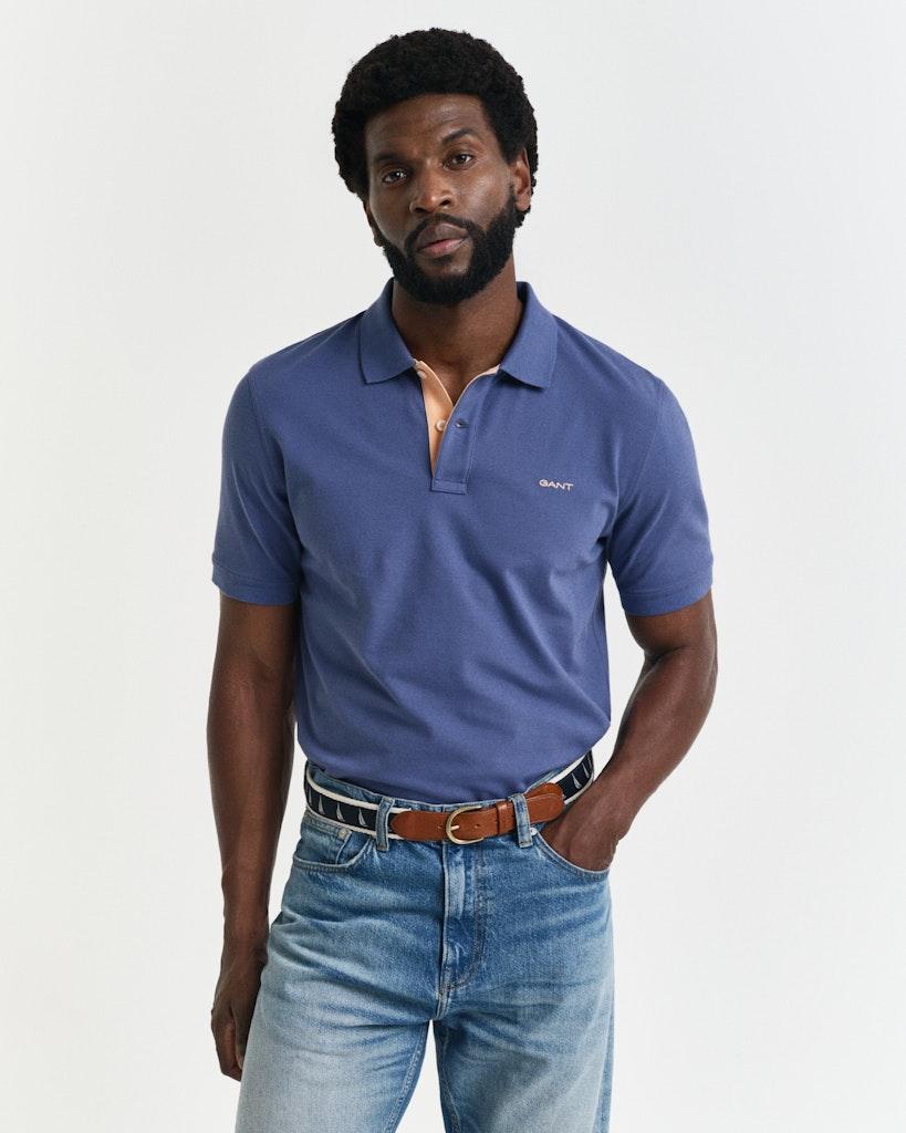 reg con pique ss-T-shirt-Gant-Aandahls