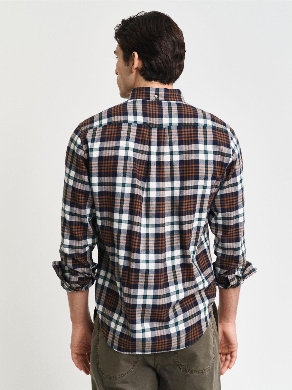 Reg Flanell Plaid Shirt-Skjorte-Gant-Aandahls