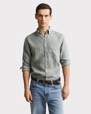 Reg Gmnt Dyed Linen Shirt