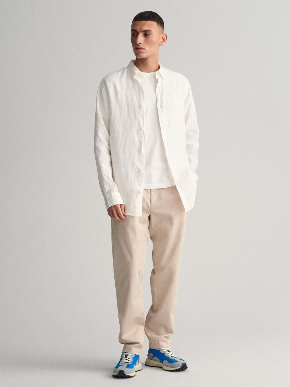 REG LINEN SHIRT-Skjorter-Gant-Aandahls